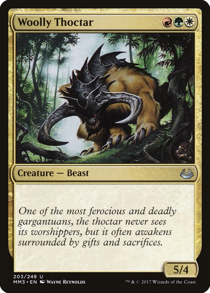 Image for Woolly Thoctar (203) (MM3) - Magic: The Gathering