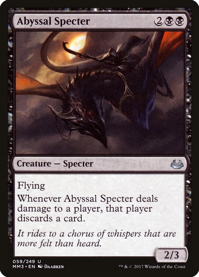 Image for Abyssal Specter (59) (MM3) - Magic: The Gathering