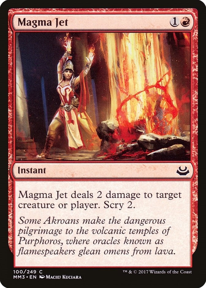Image for Magma Jet (100) - Magic: The Gathering