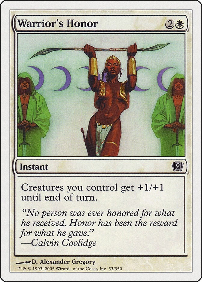 Image for Warrior's Honor (53) - Magic: The Gathering