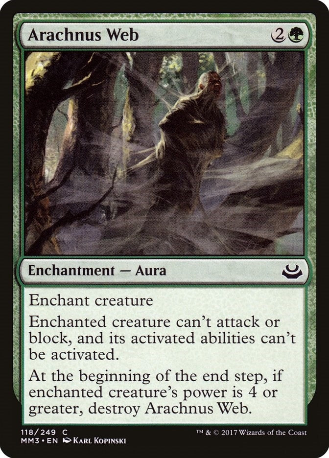 Image for Arachnus Web (118) (MM3) - Magic: The Gathering
