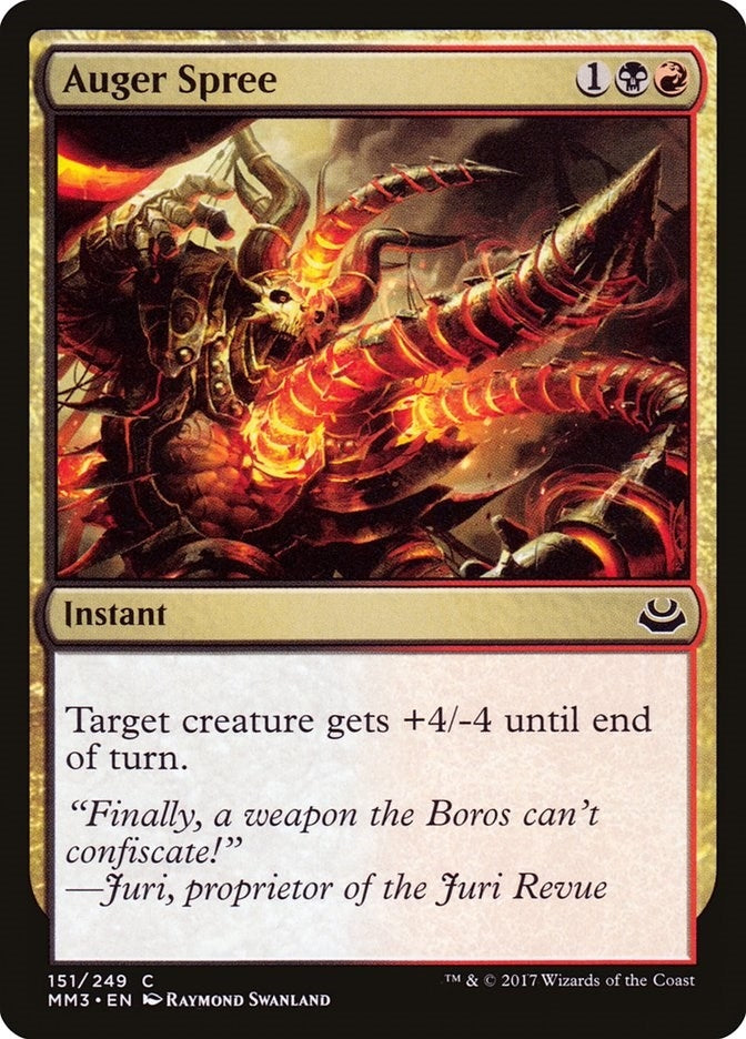 Image for Auger Spree (151) (MM3) - Magic: The Gathering