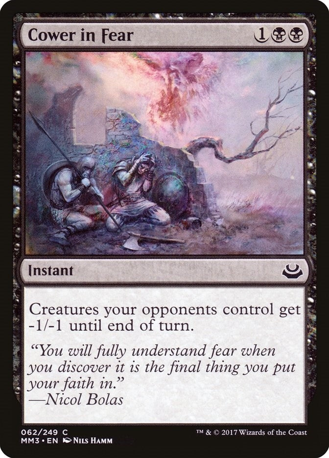 Image for Cower in Fear (62) (MM3) - Magic: The Gathering