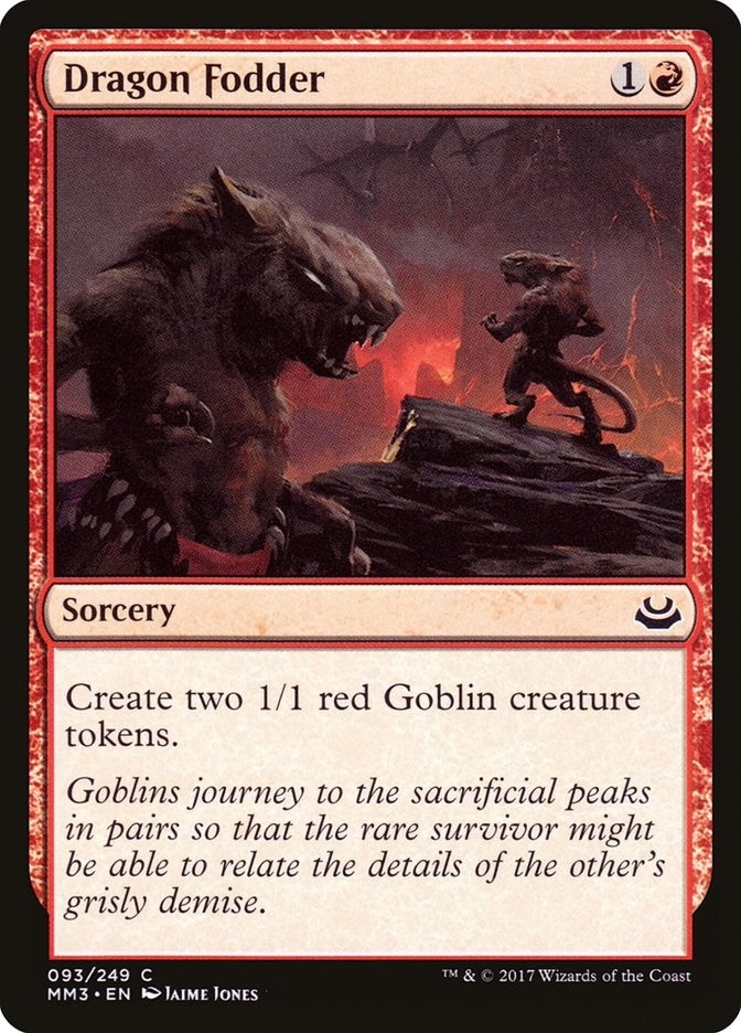 Image for Dragon Fodder (93) (MM3) - Magic: The Gathering