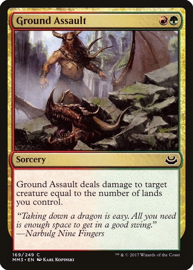 Image for Ground Assault (169) (MM3) - Magic: The Gathering