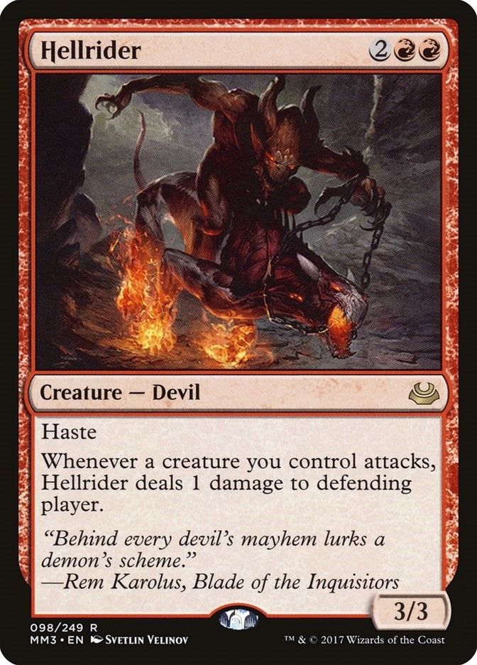 Image for Hellrider (98) - Magic: The Gathering