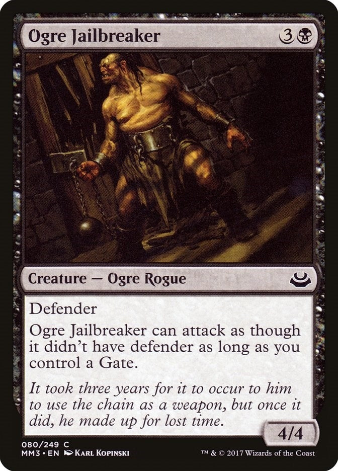 Image for Ogre Jailbreaker (80) - Magic: The Gathering
