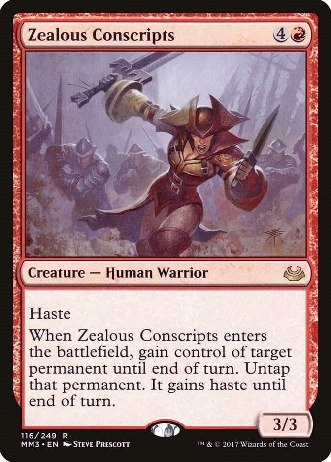 Image for Zealous Conscripts (116) (MM3) - Magic: The Gathering