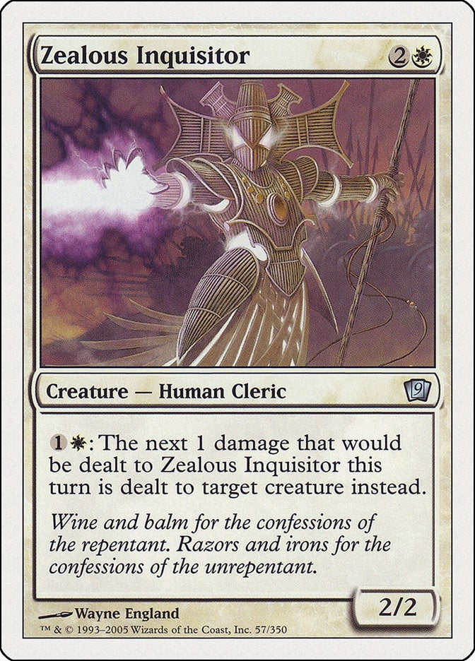 Image for Zealous Inquisitor (57) - Magic: The Gathering