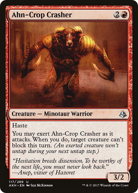 Image for Ahn-Crop Crasher (117) (AKH) - Magic: The Gathering