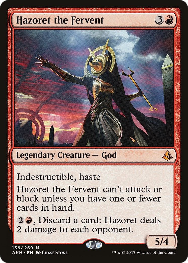 Image for Hazoret the Fervent (136) (AKH) - Magic: The Gathering
