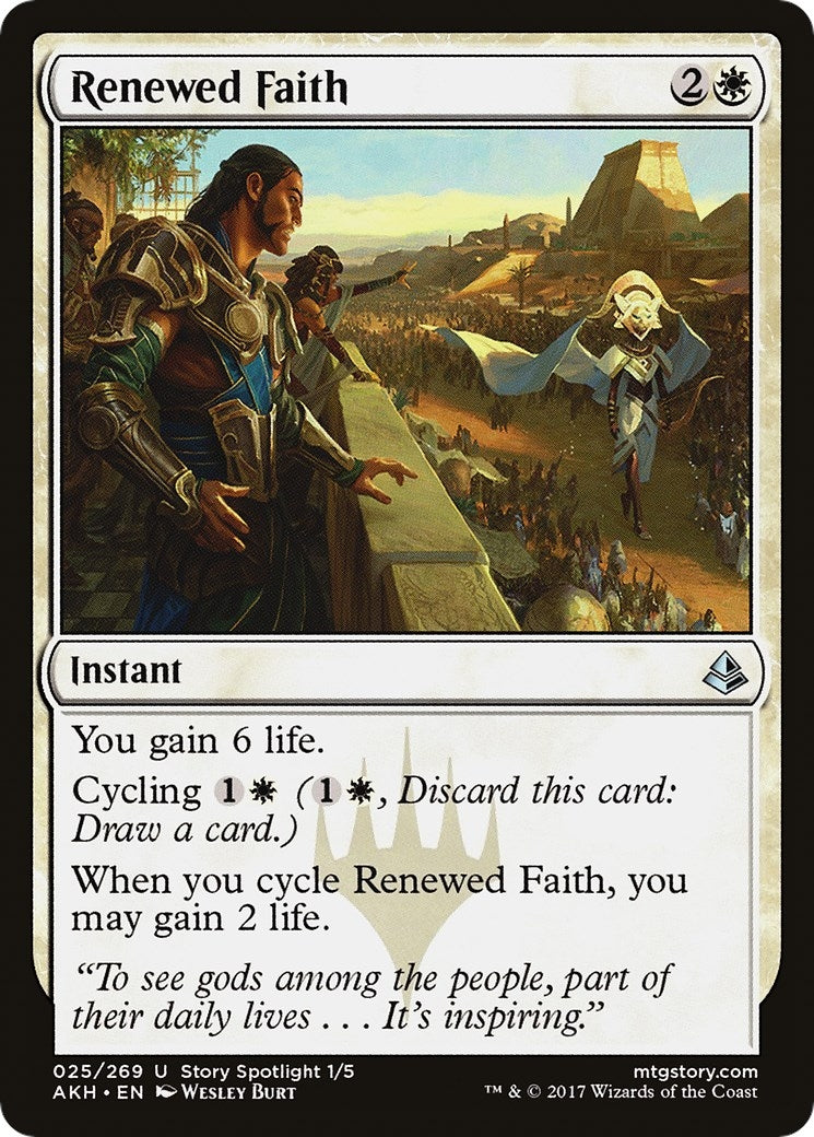 Image for Renewed Faith (25) - Magic: The Gathering