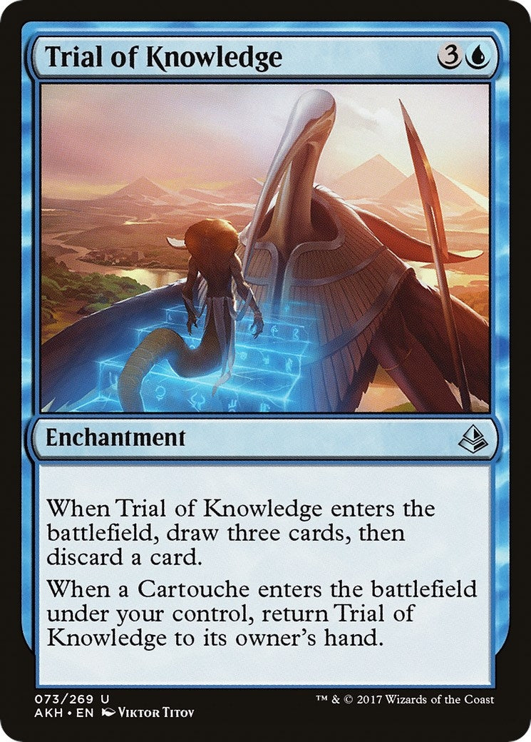 Image for Trial of Knowledge (73) - Magic: The Gathering