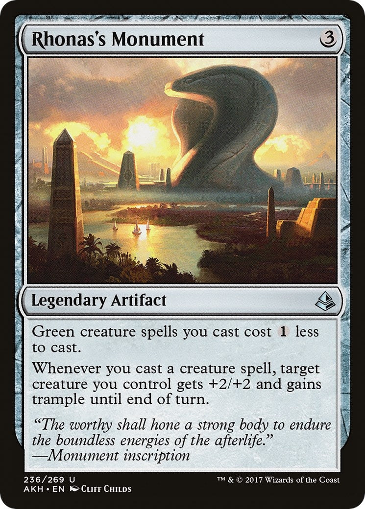 Image for Rhonas's Monument (236) (AKH) - Magic: The Gathering