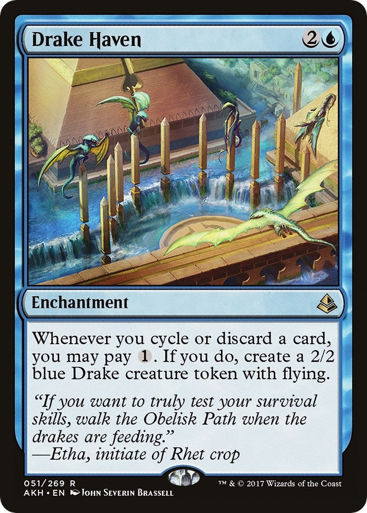Image for Drake Haven (51) (AKH) - Magic: The Gathering