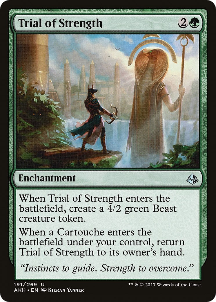 Image for Trial of Strength (191) - Magic: The Gathering