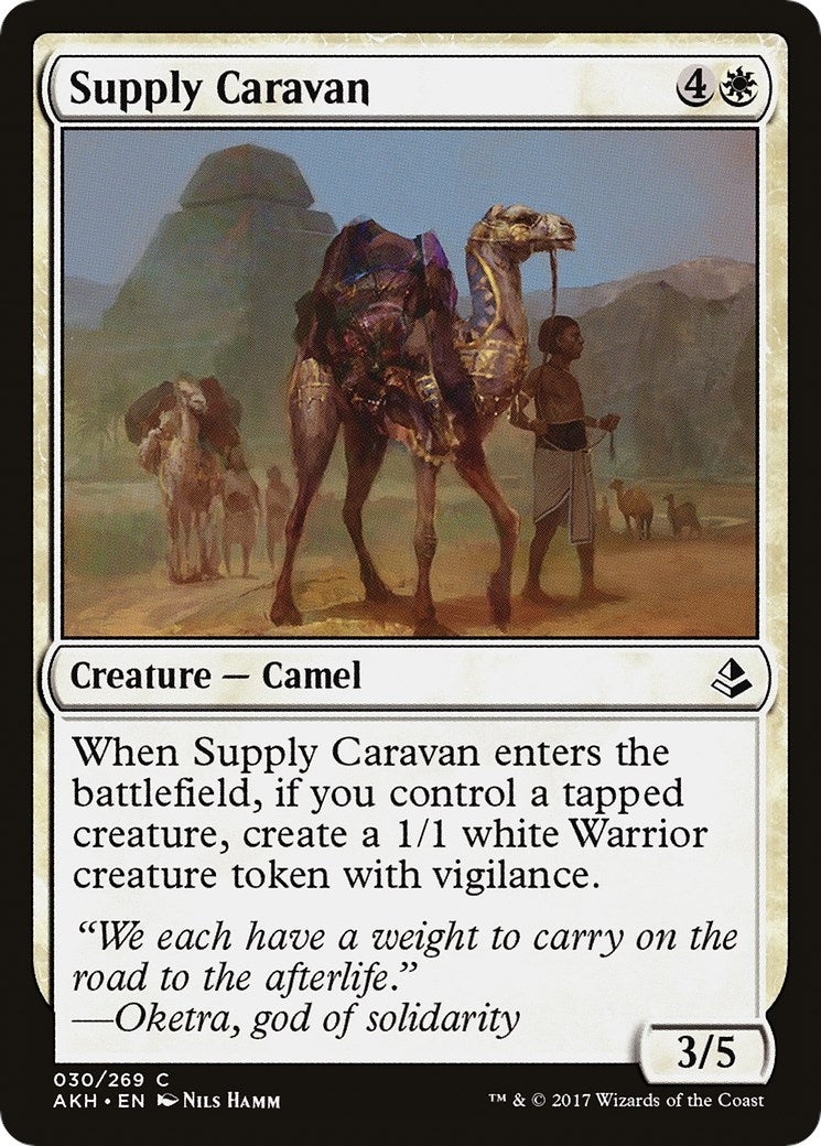 Image for Supply Caravan (30) (AKH) - Magic: The Gathering