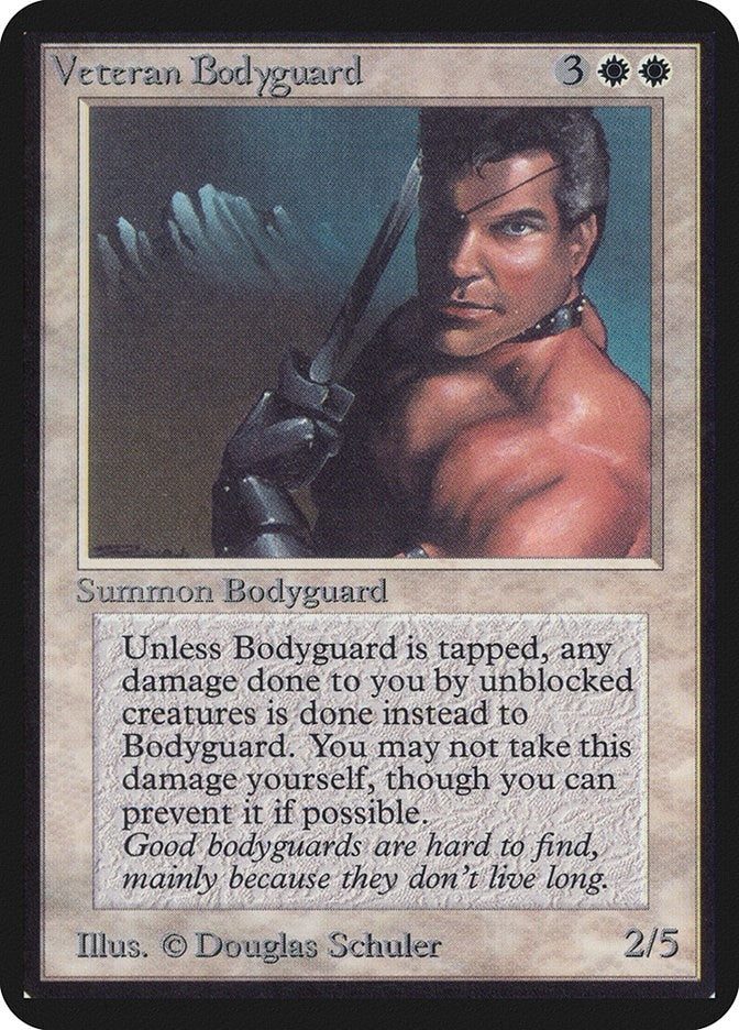 Image for Veteran Bodyguard - Magic: The Gathering