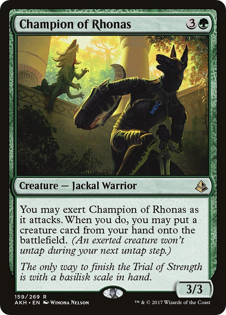 Image for Champion of Rhonas (159) - Magic: The Gathering