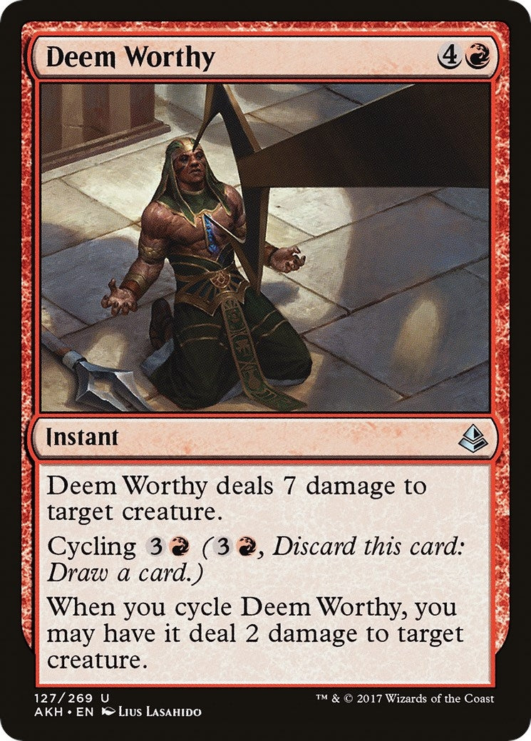 Image for Deem Worthy (127) (AKH) - Magic: The Gathering