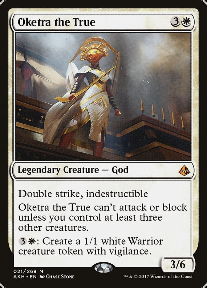 Image for Oketra the True (21) (AKH) - Magic: The Gathering