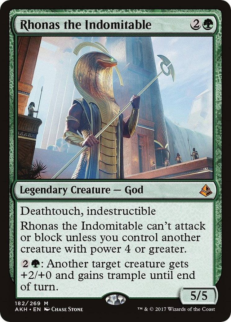 Image for Rhonas the Indomitable (182) (AKH) - Magic: The Gathering