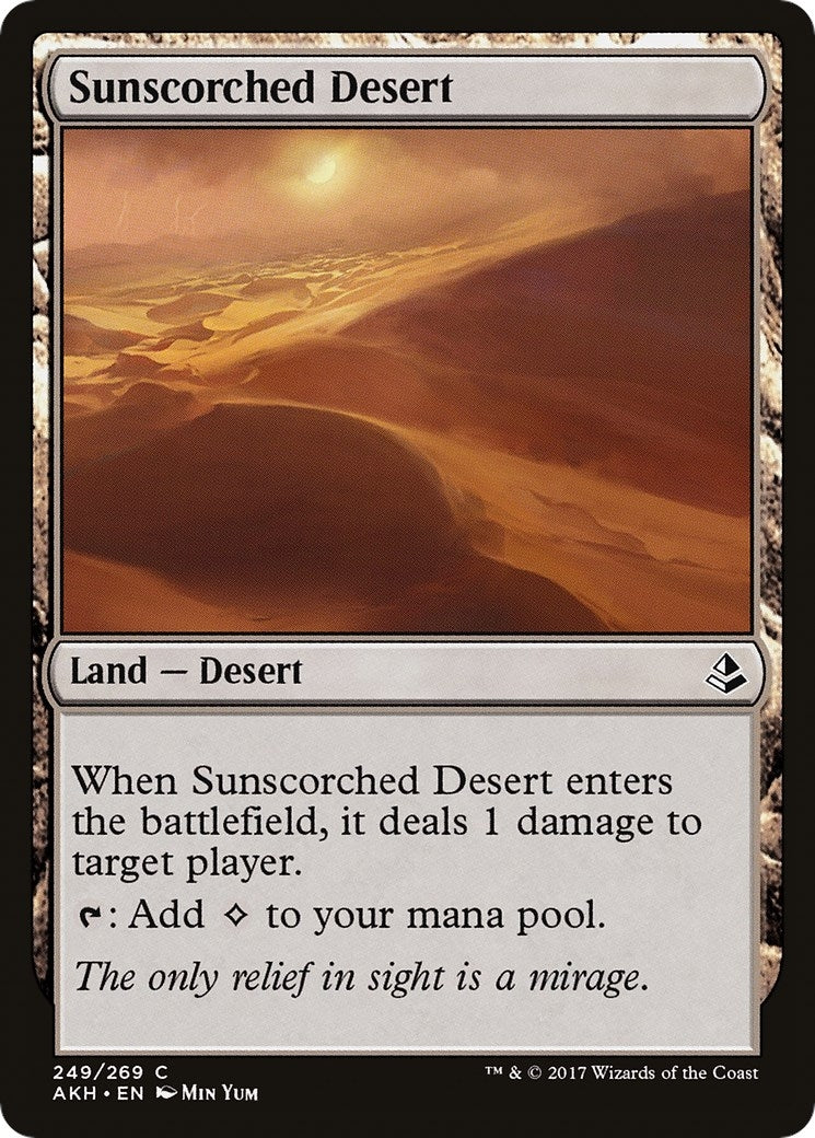 Image for Sunscorched Desert (249) (AKH) - Magic: The Gathering