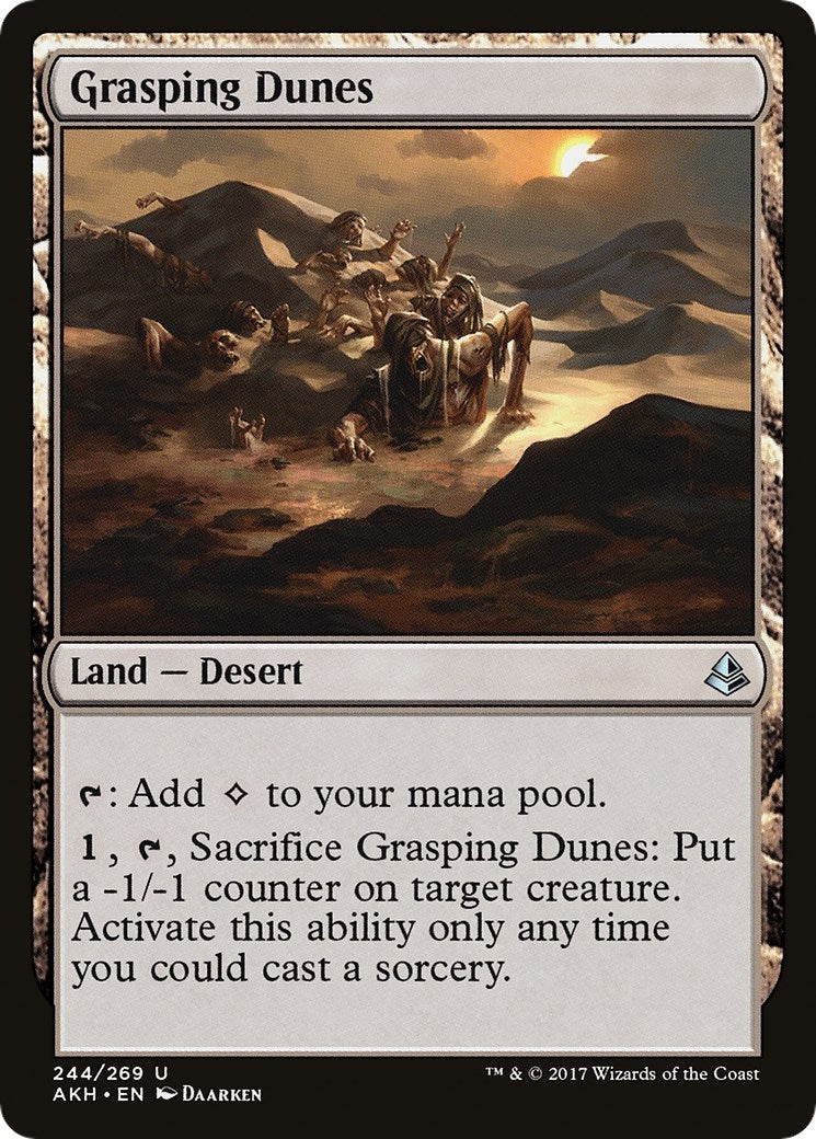 Image for Grasping Dunes (244) (AKH) - Magic: The Gathering