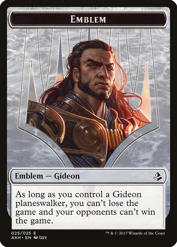 Image for Emblem - Gideon of the Trials (25) (AKH) - Magic: The Gathering
