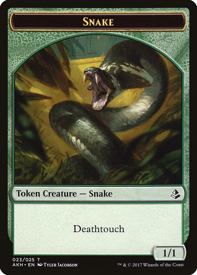 Image for Snake Token (23) - Magic: The Gathering