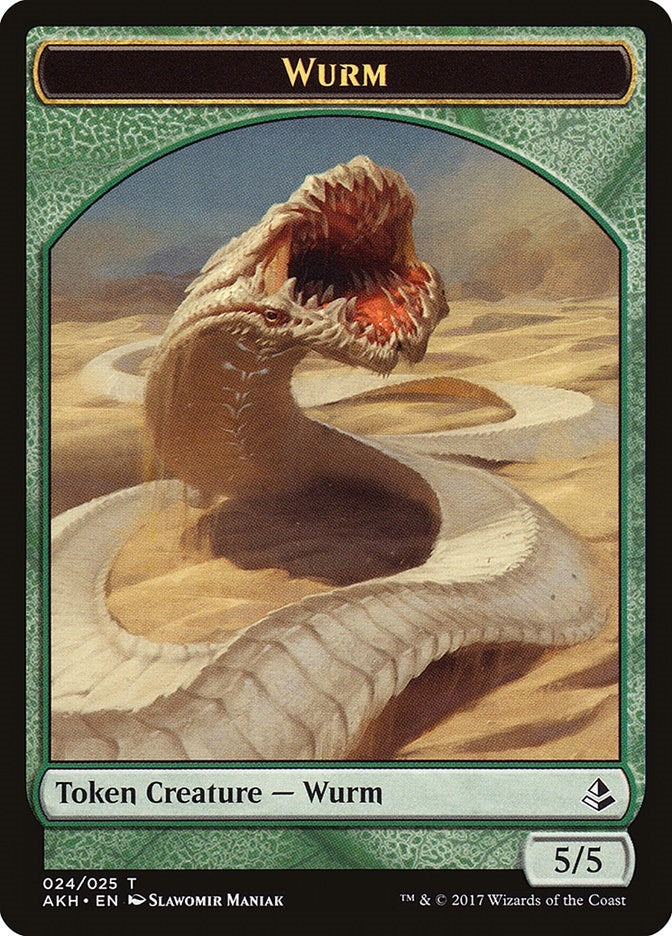 Image for Wurm Token (24) - Magic: The Gathering