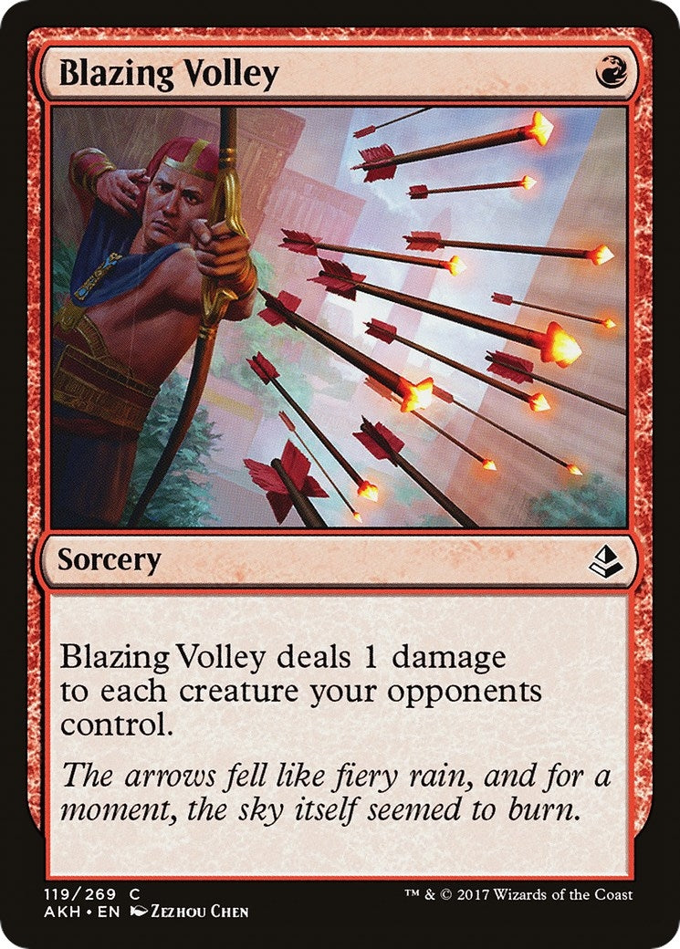 Image for Blazing Volley (119) (AKH) - Magic: The Gathering