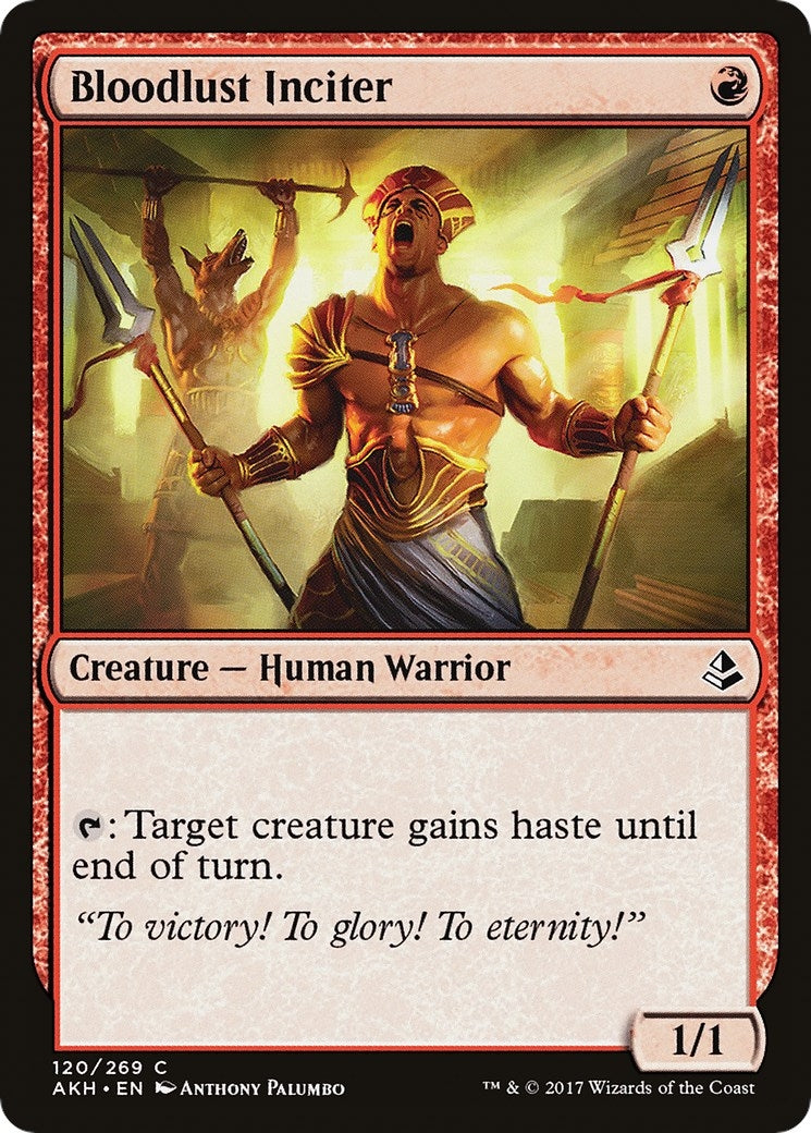 Image for Bloodlust Inciter (120) (AKH) - Magic: The Gathering