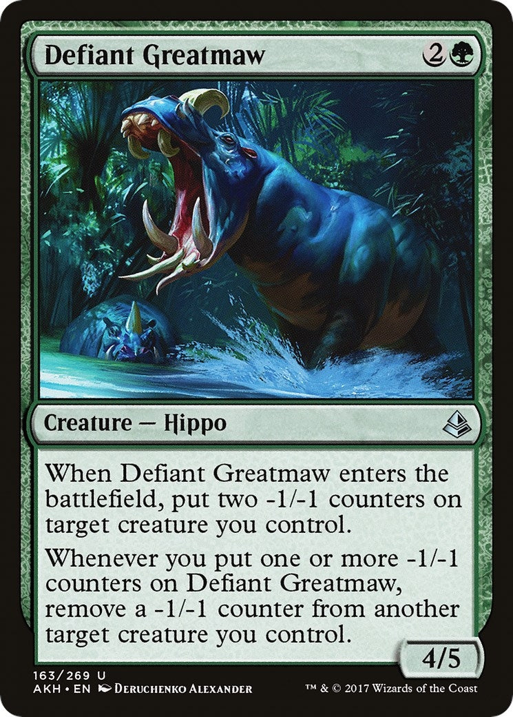 Image for Defiant Greatmaw (163) (AKH) - Magic: The Gathering