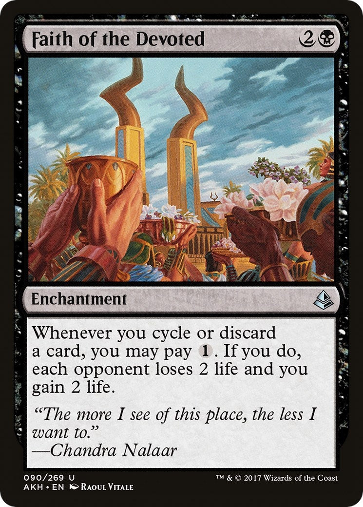 Image for Faith of the Devoted (90) (AKH) - Magic: The Gathering