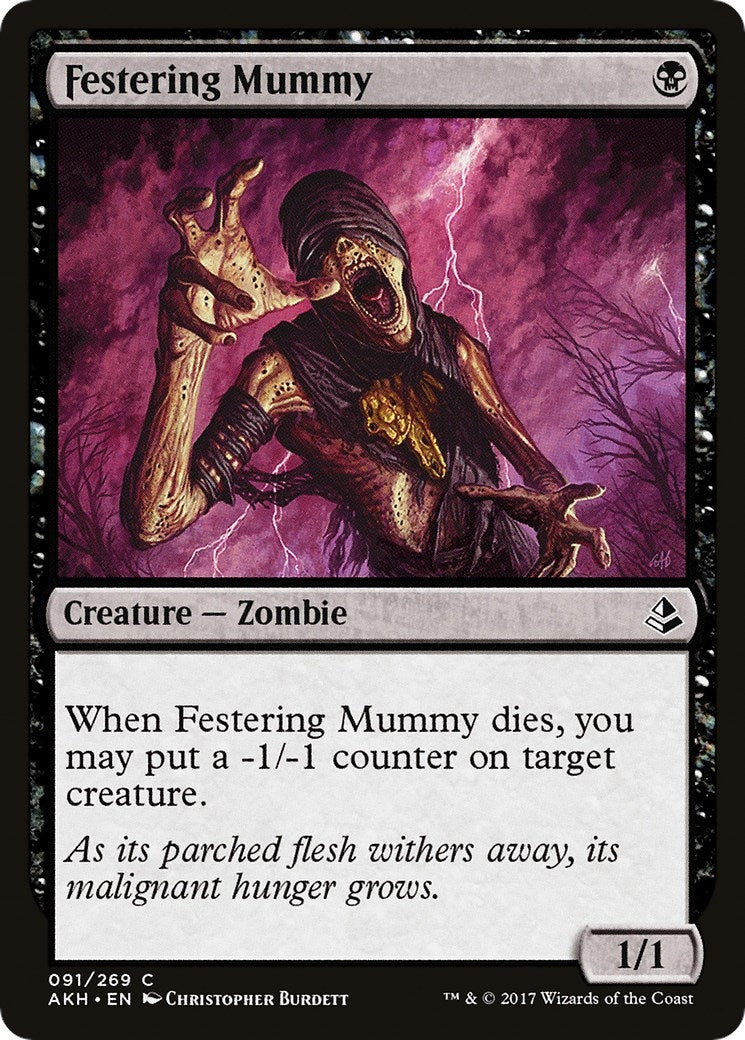 Image for Festering Mummy (91) (AKH) - Magic: The Gathering