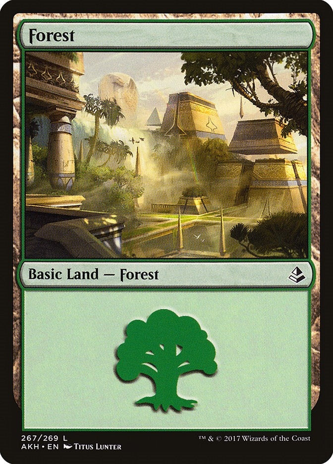 Image for Forest (267) (267) (AKH) - Magic: The Gathering