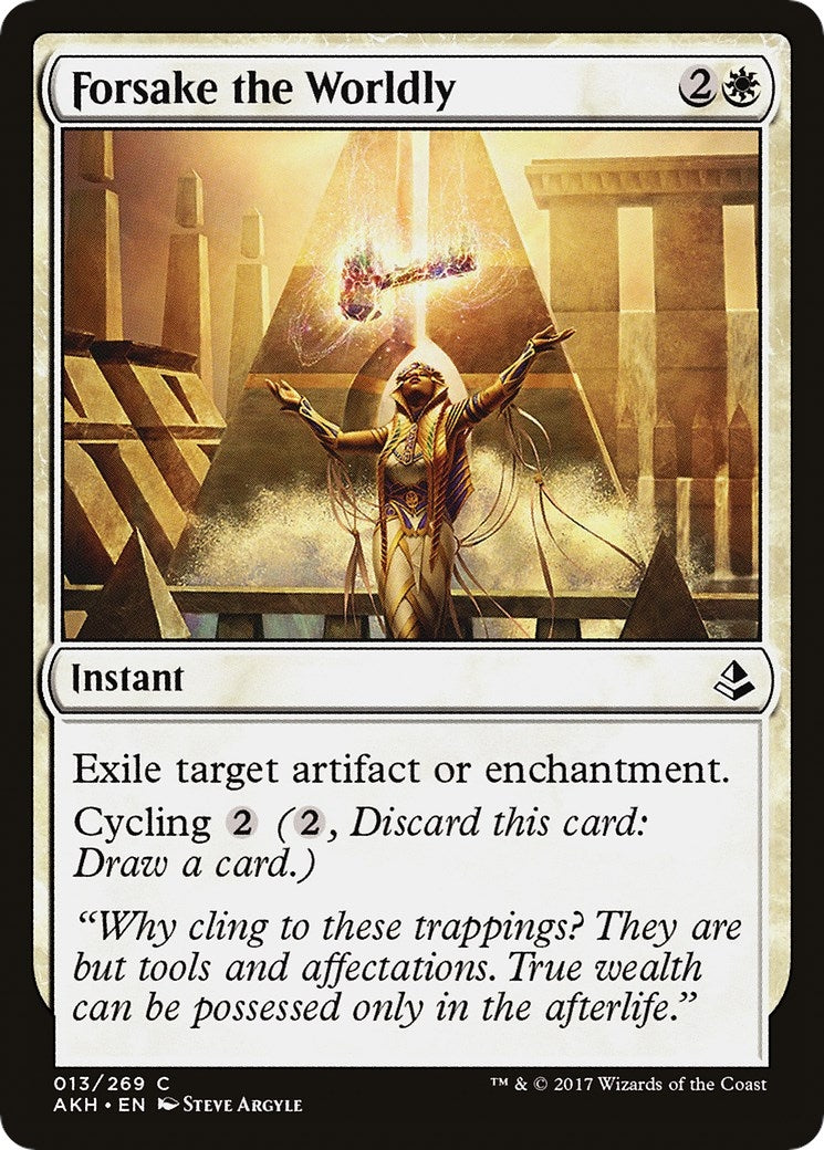 Image for Forsake the Worldly (13) - Magic: The Gathering