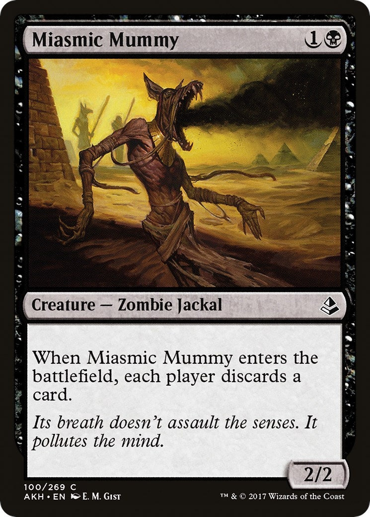 Image for Miasmic Mummy (100) (AKH) - Magic: The Gathering