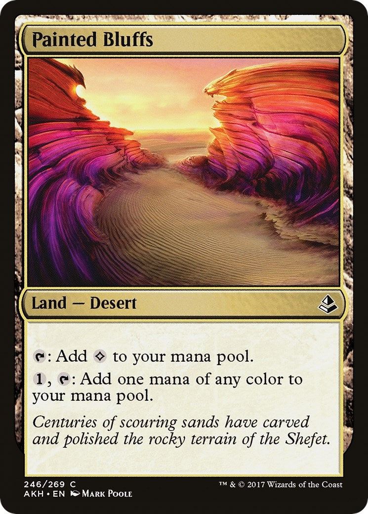 Image for Painted Bluffs (246) (AKH) - Magic: The Gathering