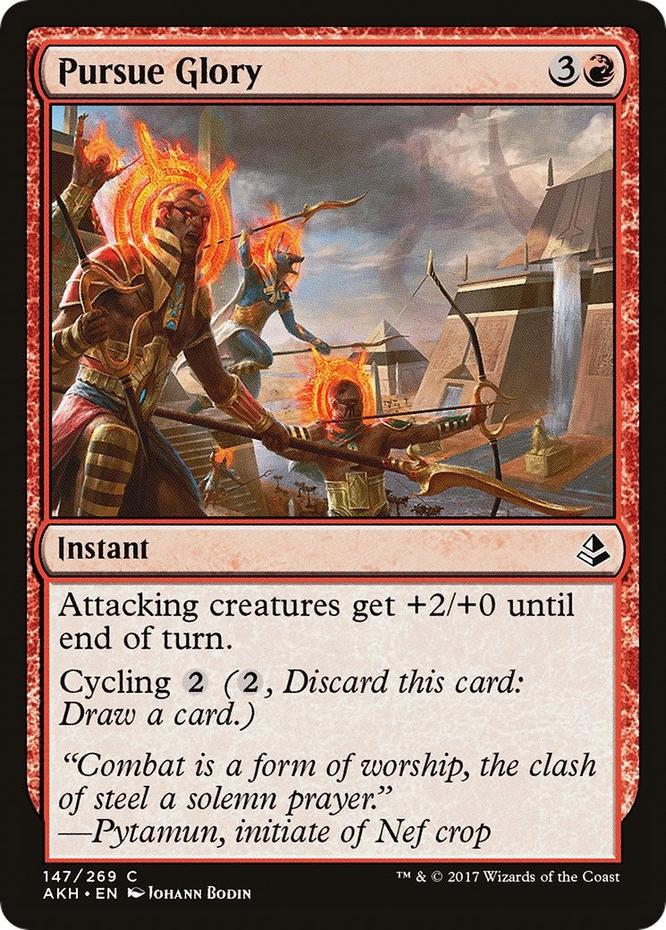Image for Pursue Glory (147) (AKH) - Magic: The Gathering