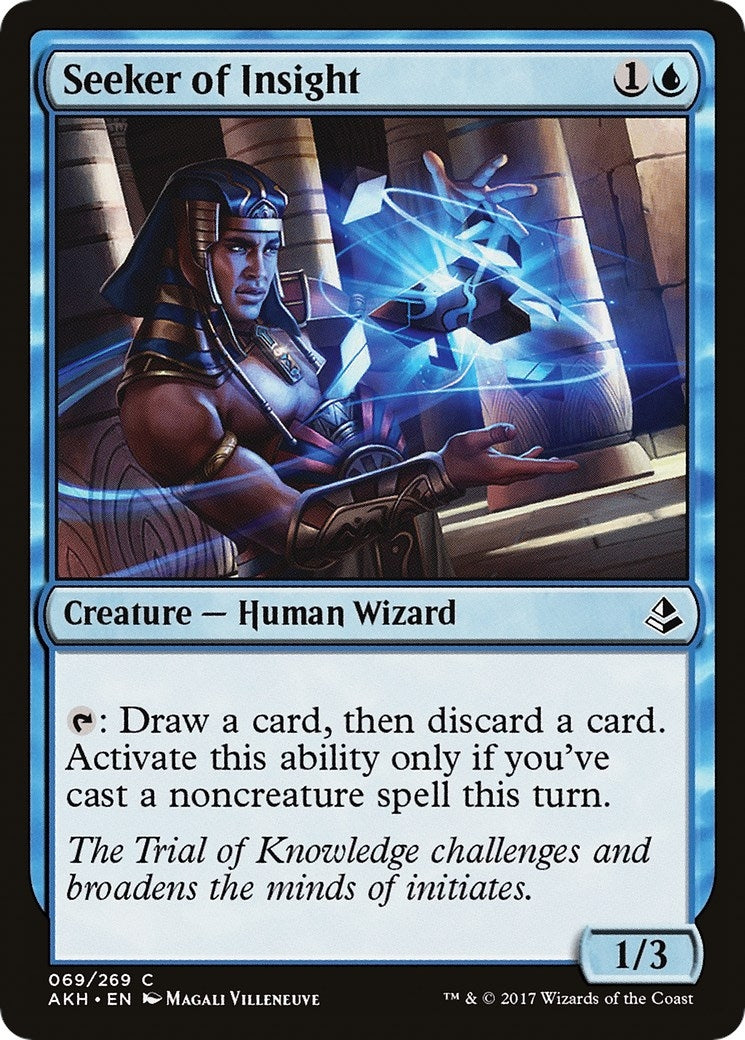 Image for Seeker of Insight (69) - Magic: The Gathering