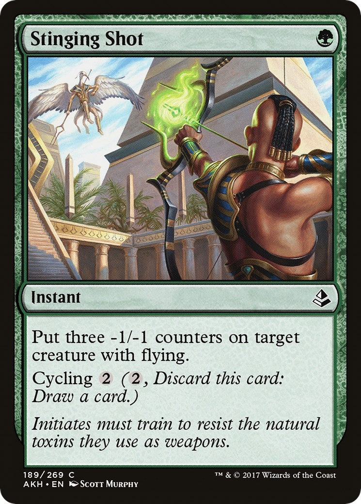 Image for Stinging Shot (189) (AKH) - Magic: The Gathering
