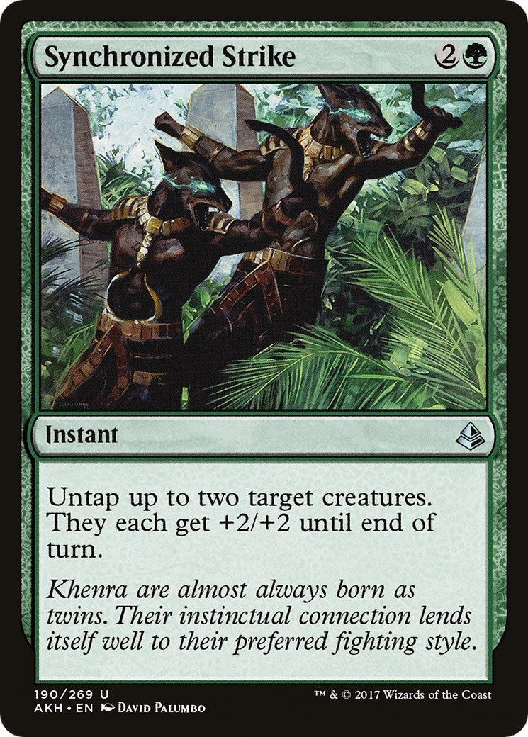Image for Synchronized Strike (190) - Magic: The Gathering