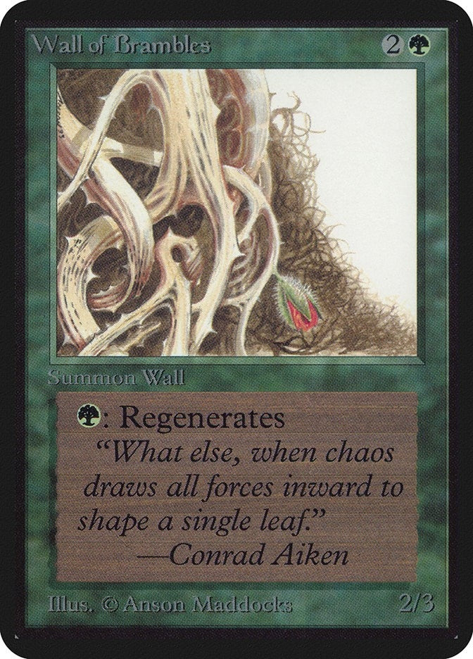 Image for Wall of Brambles - Magic: The Gathering