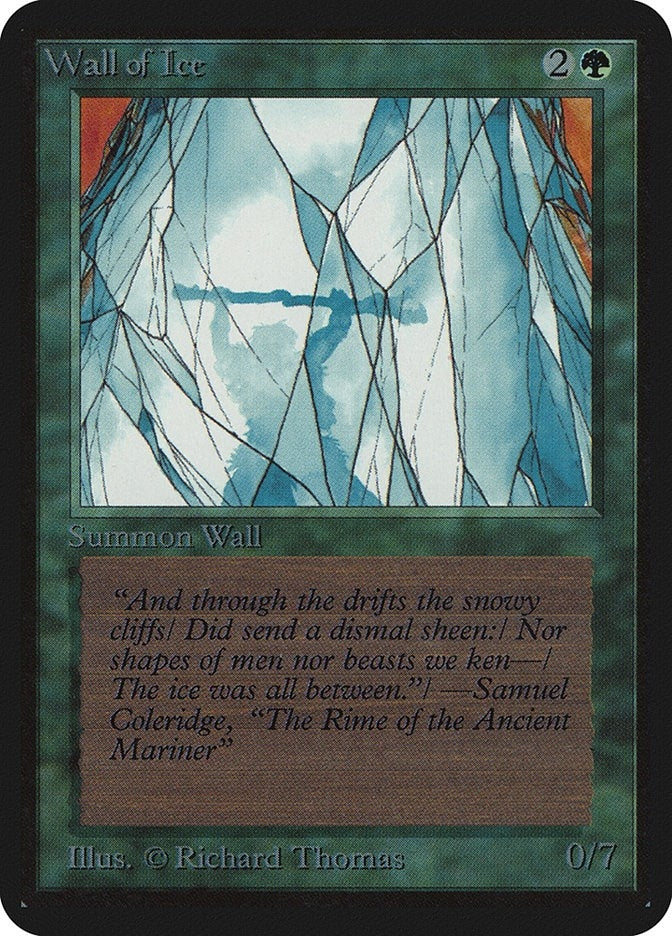 Image for Wall of Ice - Magic: The Gathering