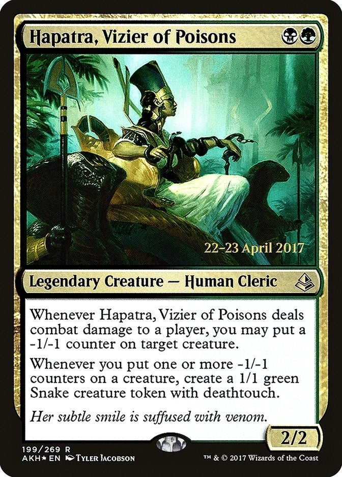 Image for Hapatra, Vizier of Poisons (199) - Magic: The Gathering