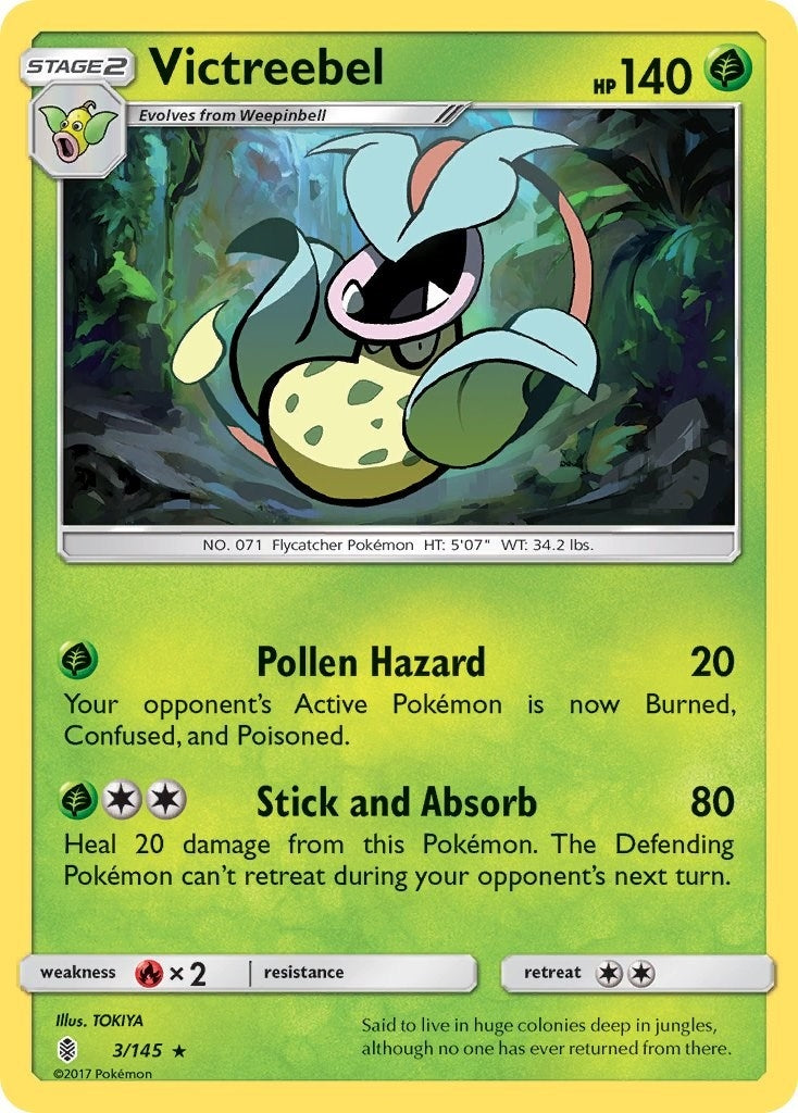 Image for Victreebel (3/145) (SM02) - Pokemon