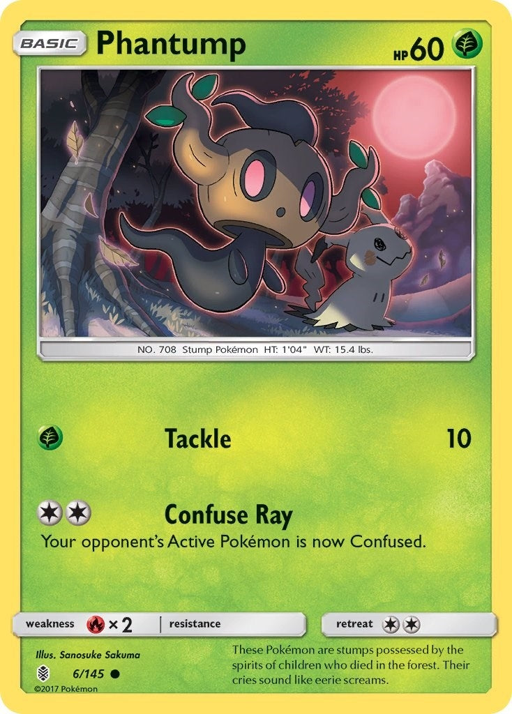 Image for Phantump (6/145) (SM02) - Pokemon