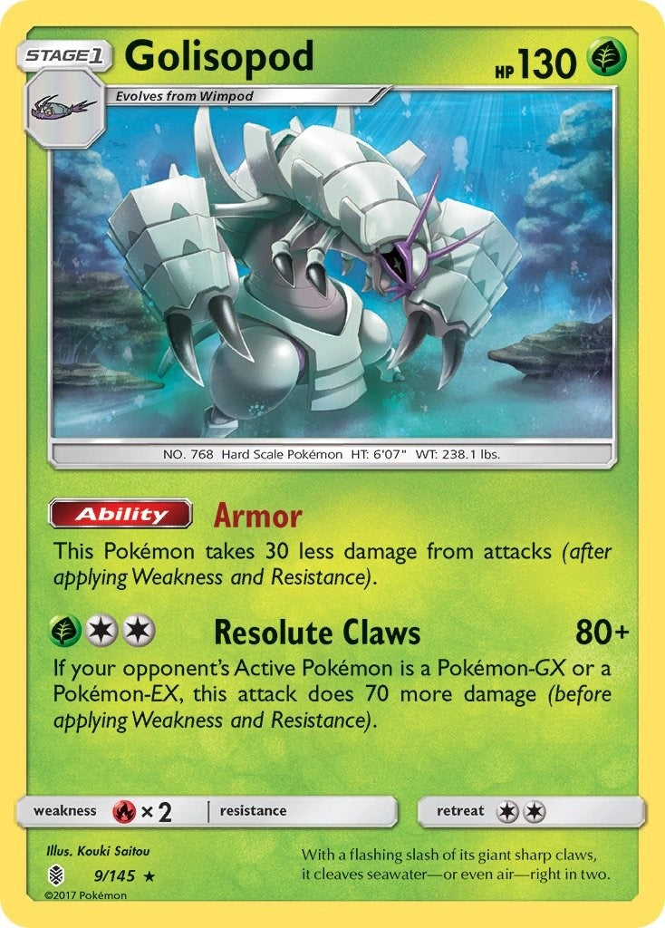 Image for Golisopod (9/145) (SM02) - Pokemon